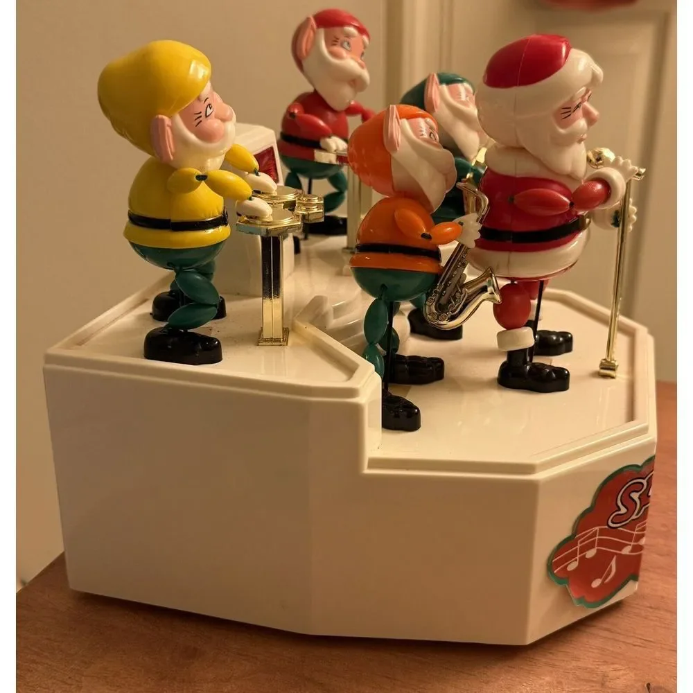 Metro Toys Santa Sonic Band Vintage Not Working Parts‎